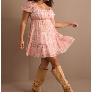 NEW Arula Patchwork Babydoll Dress Dress Plus Size X / 0X (XL) NWT